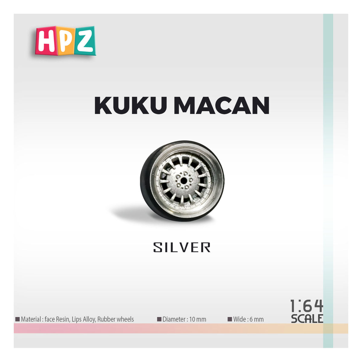 HPZ Wheels Model Kuku Macan ( Tiger Nails)