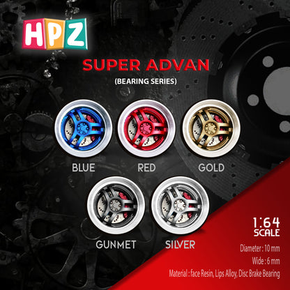HPZ Wheels Model Super Advan Bearing Series