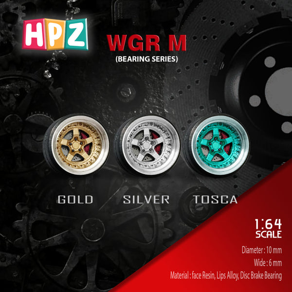 HPZ Wheels Model WGR-M Bearing Series