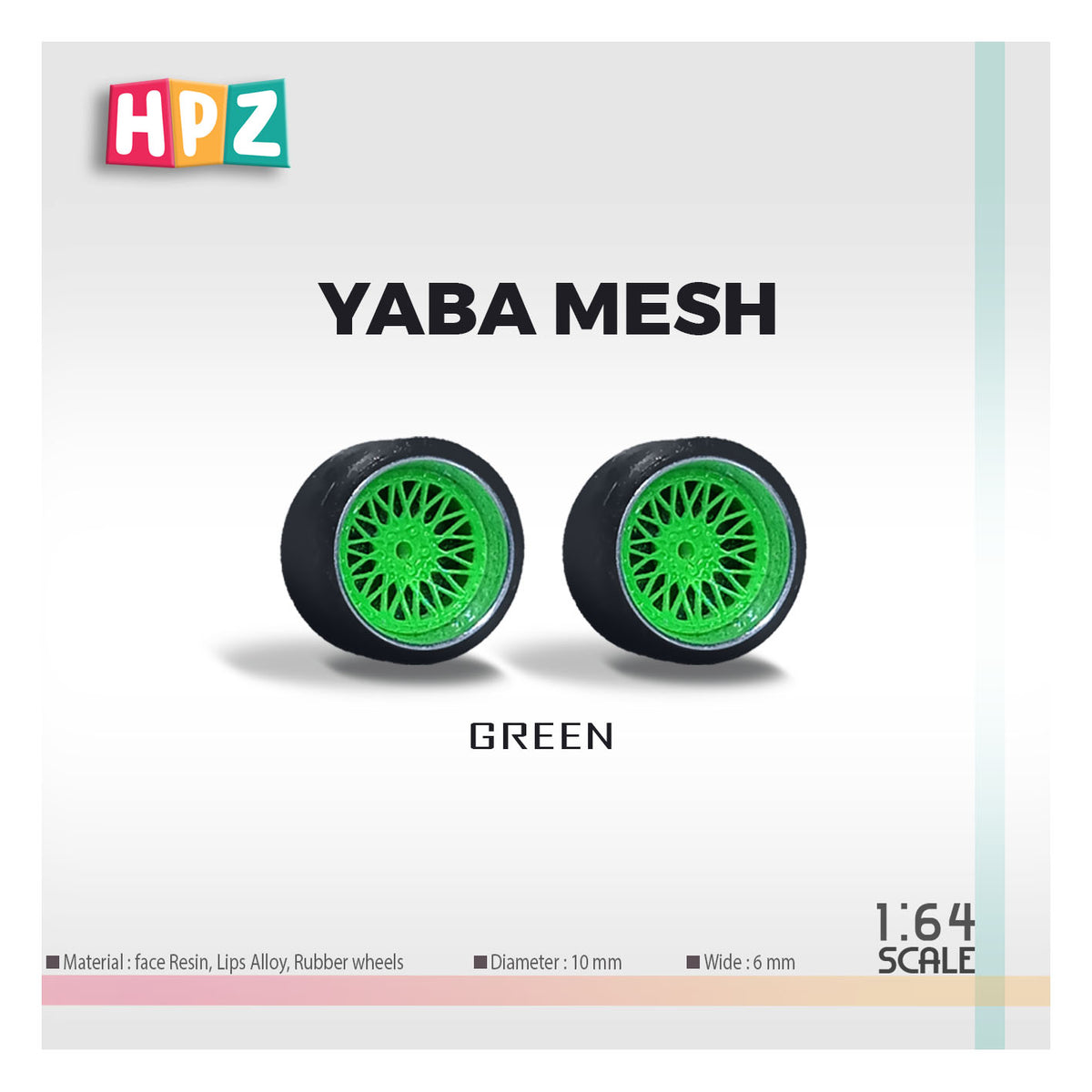 HPZ Wheels Model Yabaking Mesh