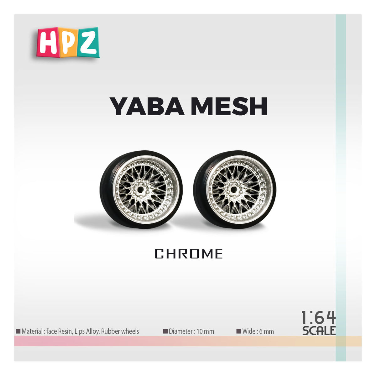 HPZ Wheels Model Yabaking Mesh