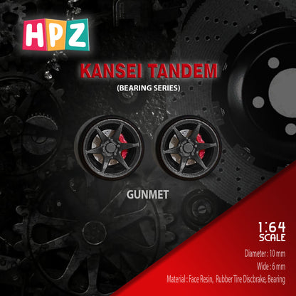 HPZ Wheels Model Kanzei Tandem Bearing Series