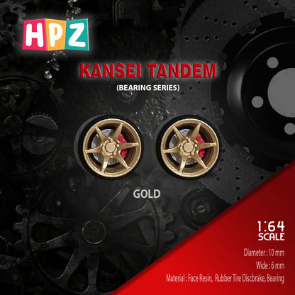 HPZ Wheels Model Kanzei Tandem Bearing Series