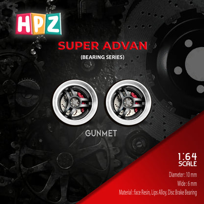 HPZ Wheels Model Super Advan Bearing Series