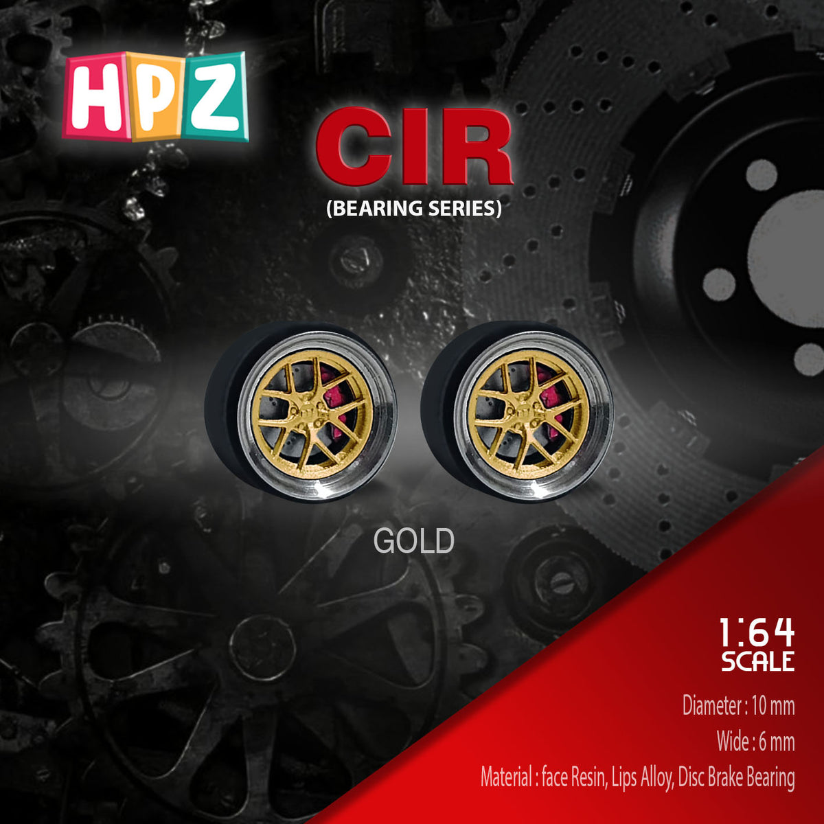 HPZ Wheels Model CIR Bearing Series