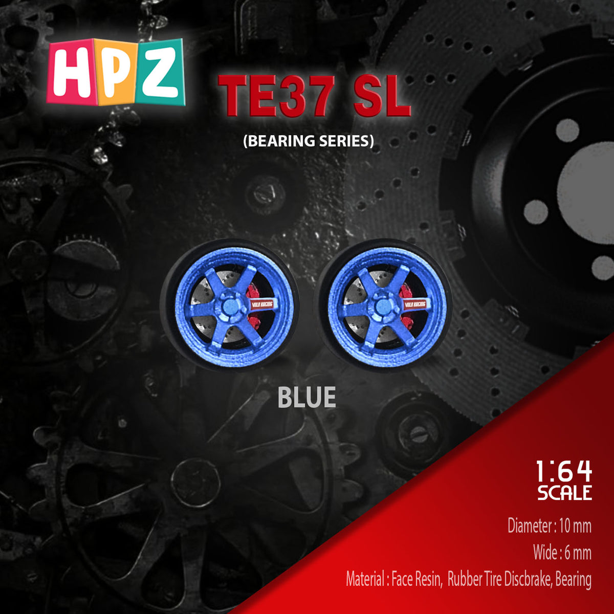 HPZ Wheels Model TE37 SL Bearing Series