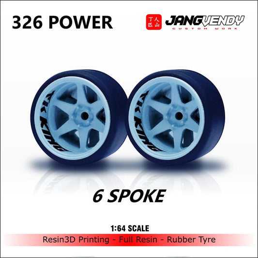 JV Wheels model Yaba King 6 Spoke 326 Power