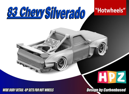 HPZ - Add on Body kit for Hot Wheels 83 Chevy Silverado