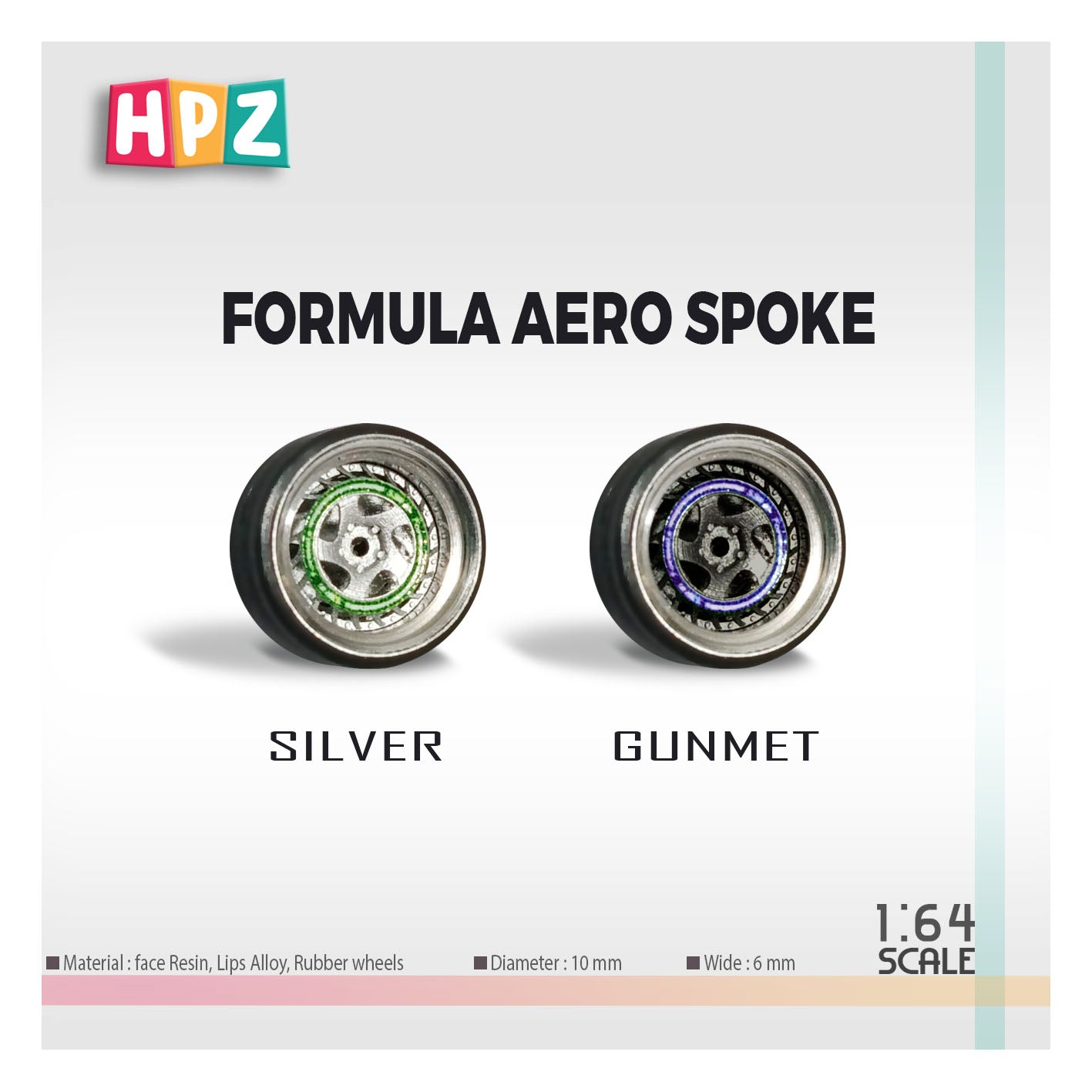 HPZ Wheels Model Formula Aero Spoke