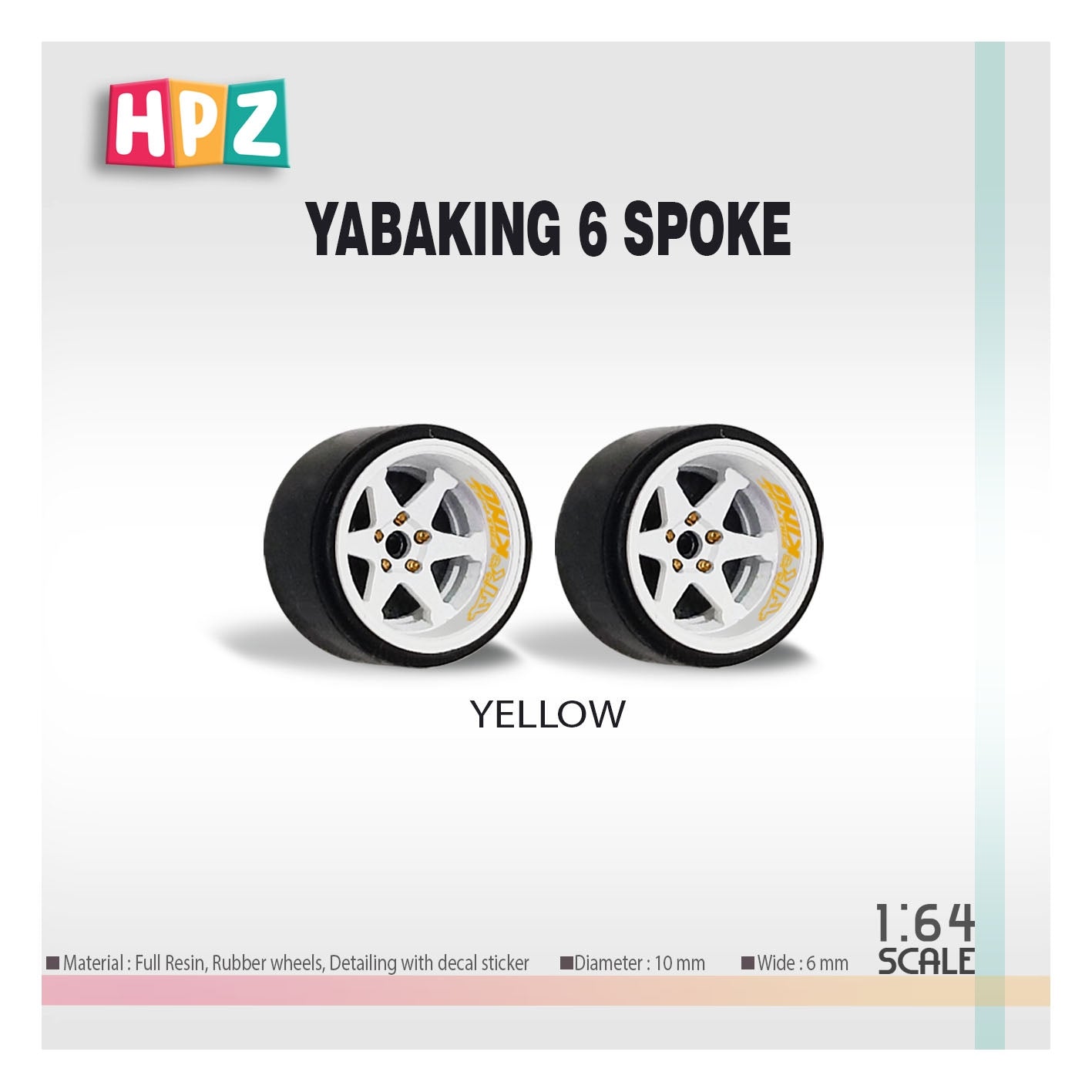 HPZ Wheels Model Yabaking 6 Spoke 326 Power