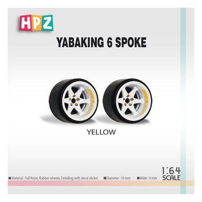 HPZ Wheels Model Yabaking 6 Spoke 326 Power