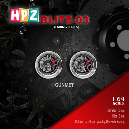 HPZ Wheels Model Blitz 03 Bearing Series