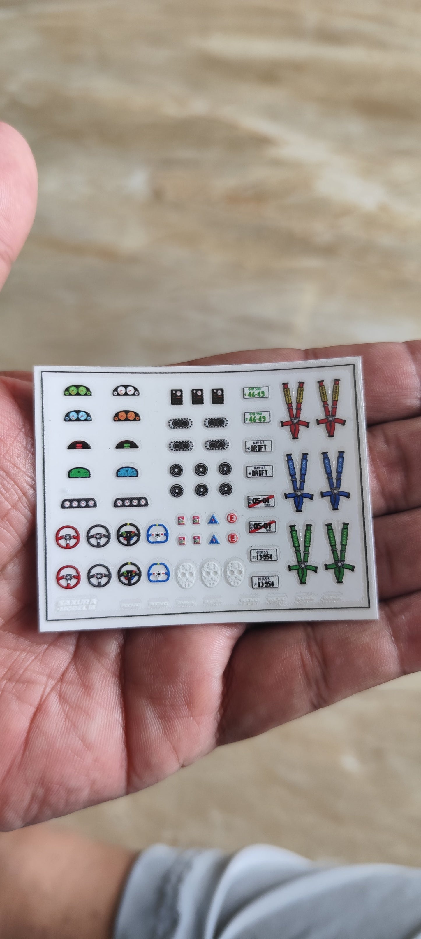 Sticker Set Detailing Interior