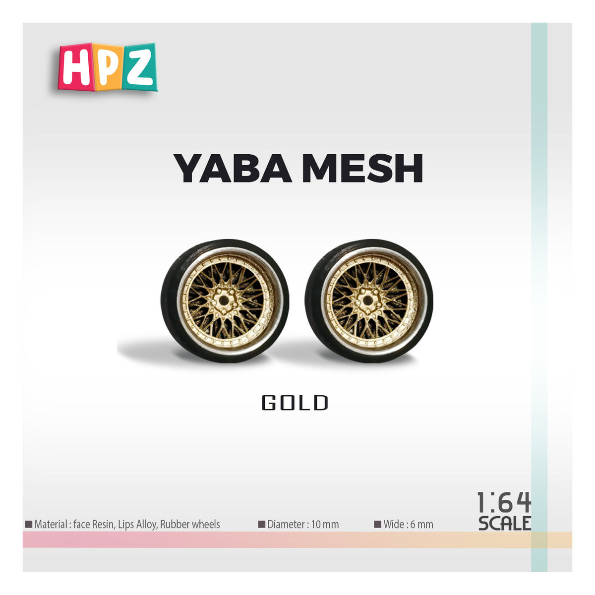 HPZ Wheels Model Yabaking Mesh