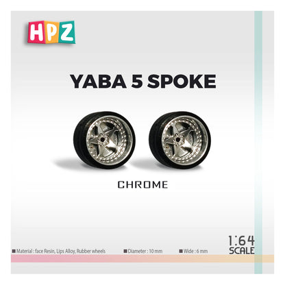 HPZ Wheels Model Yabaking 5 spoke