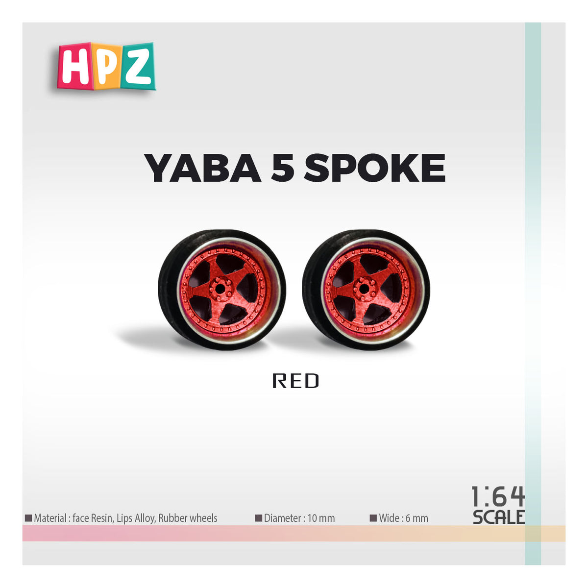 HPZ Wheels Model Yabaking 5 spoke