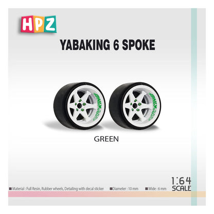 HPZ Wheels Model Yabaking 6 Spoke 326 Power