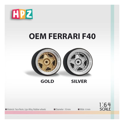 HPZ Wheels Model OEM Ferrari F40