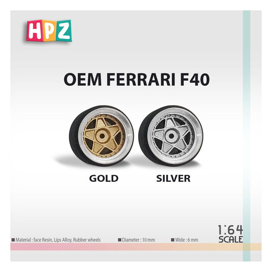 HPZ Wheels Model OEM Ferrari F40