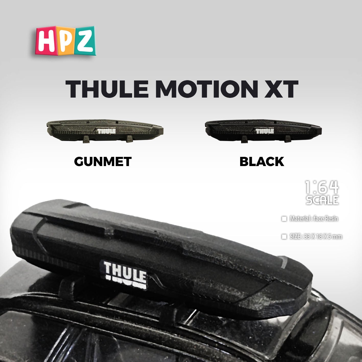 Roof Box 1/64 Scale Thule XT