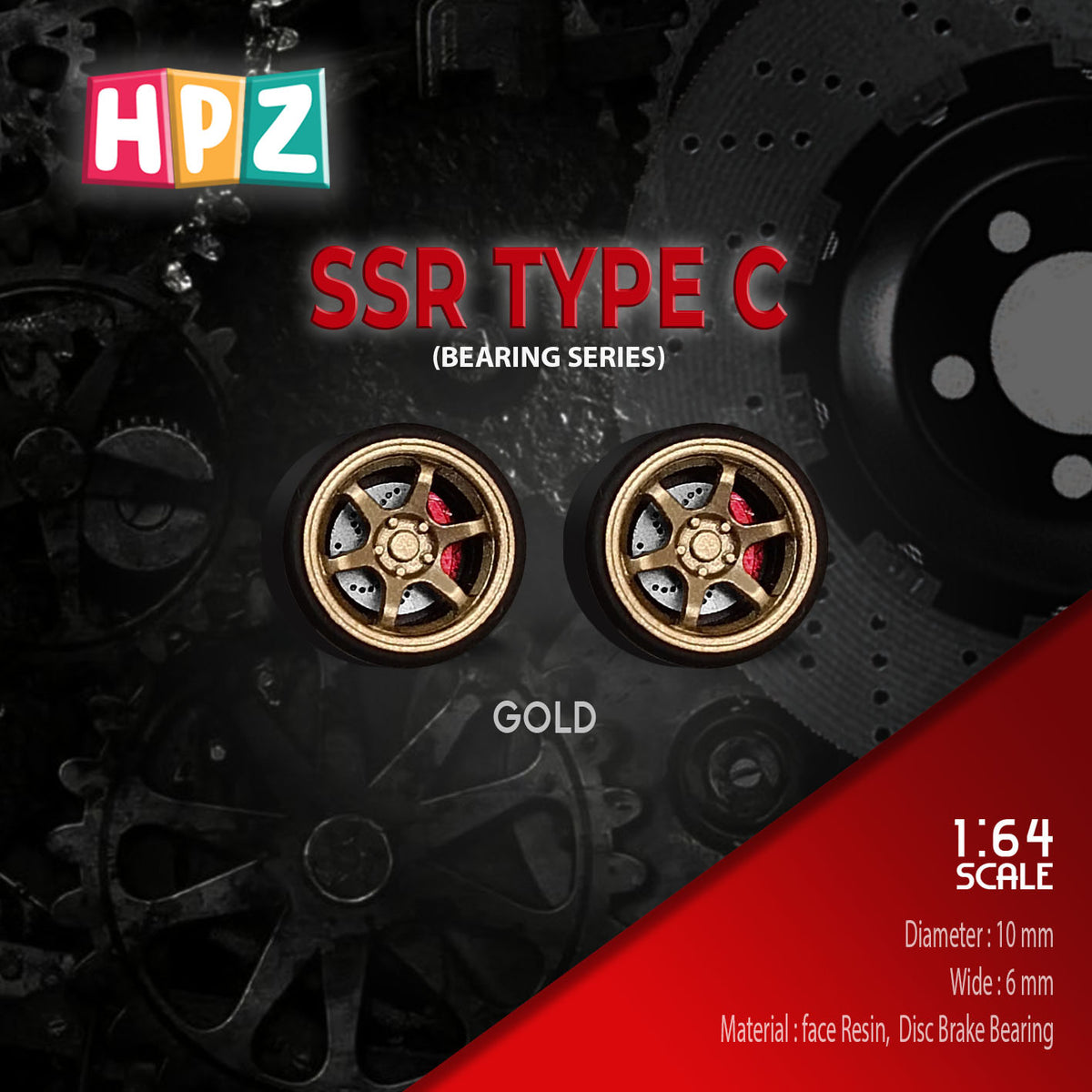 HPZ Wheels Model SSR Type C Bearing Series