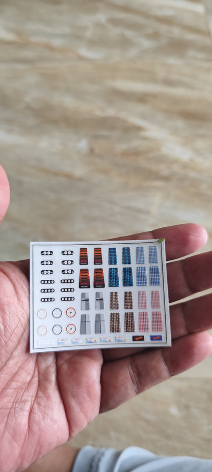 Sticker Set Detailing Interior