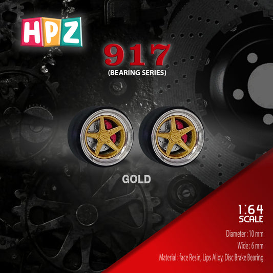 HPZ Wheels Model 917 Bearing Series