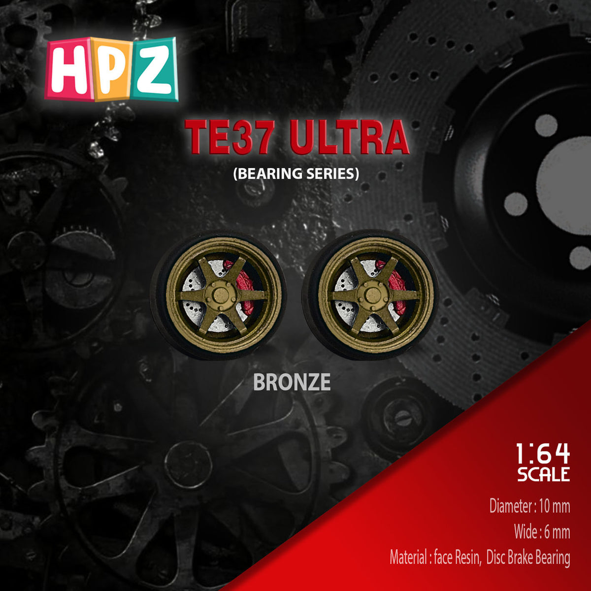 HPZ Wheels Model TE37 Ultra Bearing Series