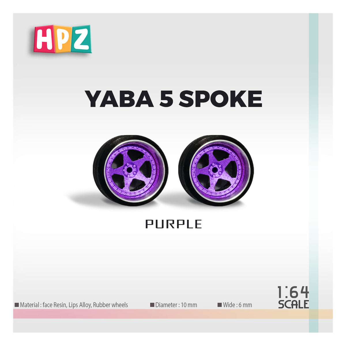HPZ Wheels Model Yabaking 5 spoke