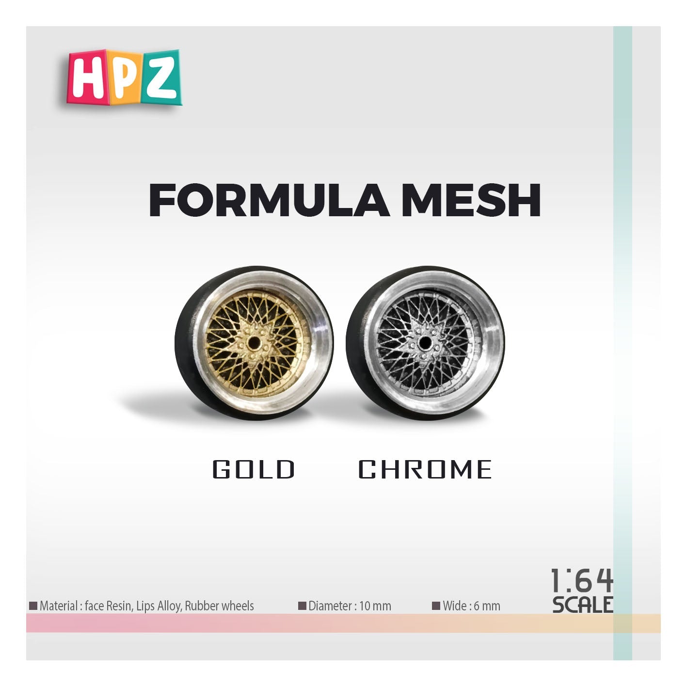 HPZ Wheels Model Formula Mesh