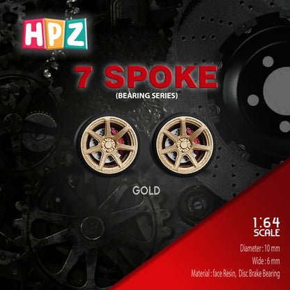 HPZ Wheels Model Spoke 7 Bearing Series