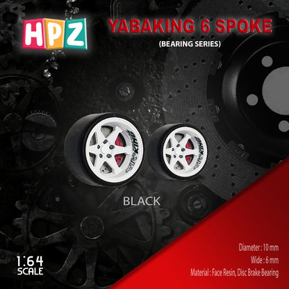 HPZ Wheels Model Yabaking 6 Spoke 326 Power Bearing Series