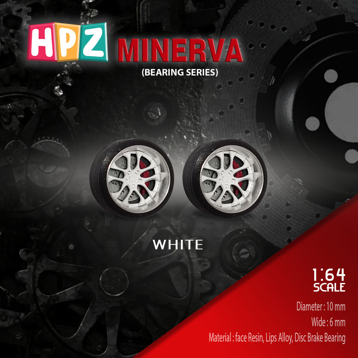 HPZ Wheels Model Minerva Bearing Series