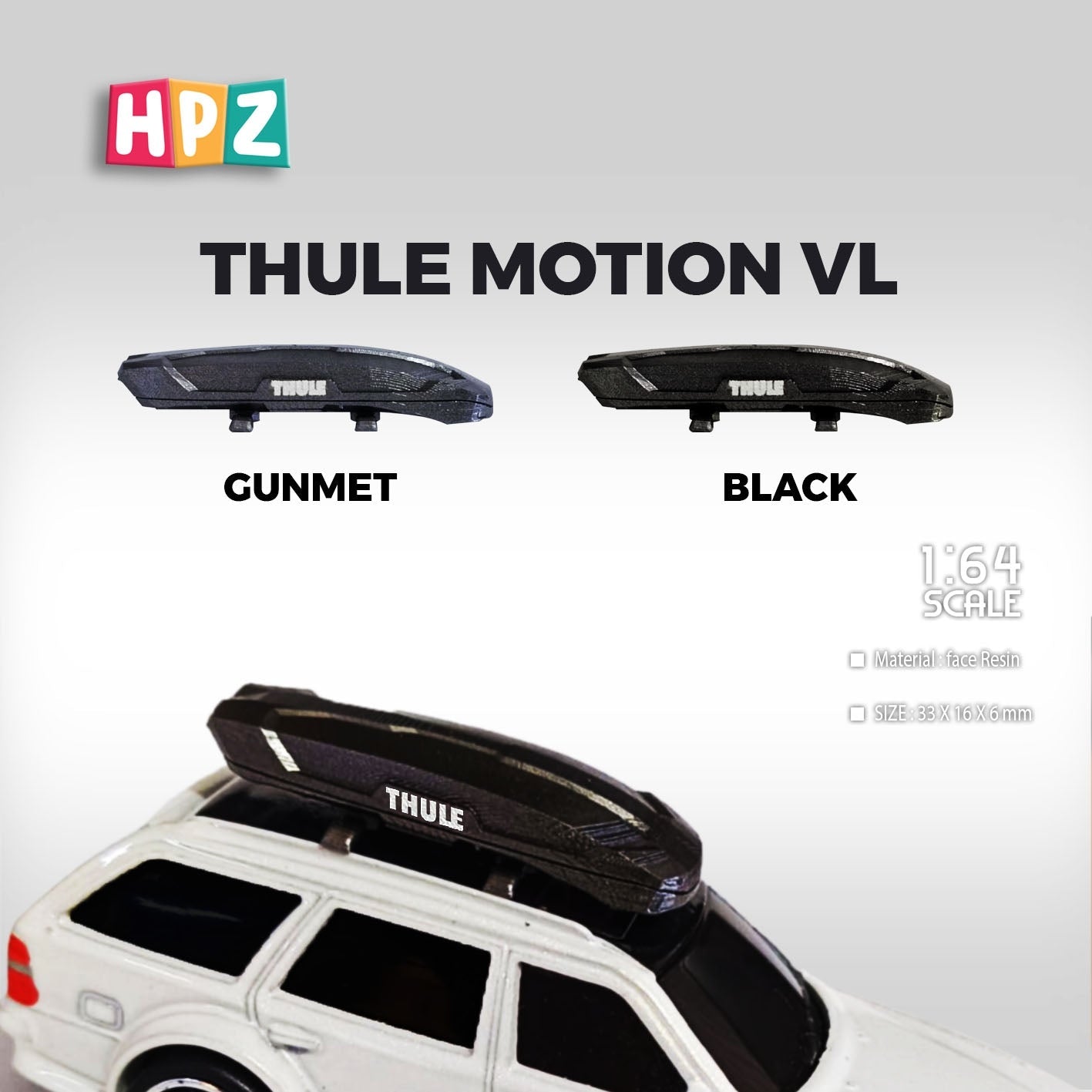 Roof Box 1/64 Scale Thule Motion VL