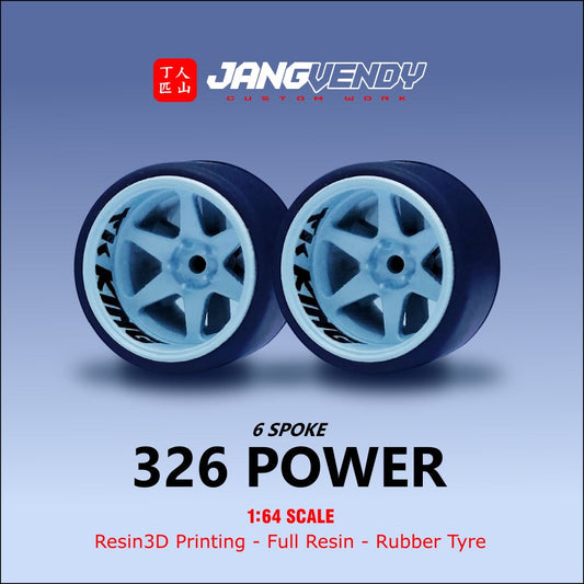JV Wheels model Yaba King 6 Spoke 326 Power