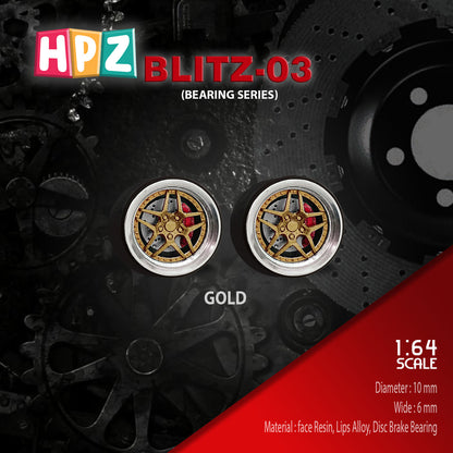HPZ Wheels Model Blitz 03 Bearing Series