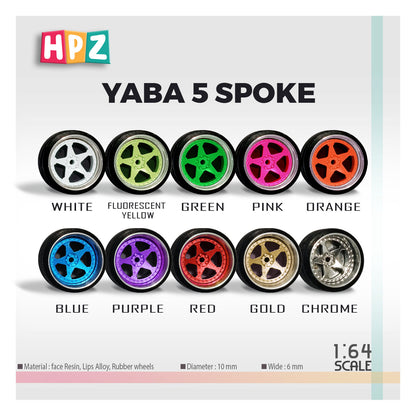 HPZ Wheels Model Yabaking 5 spoke
